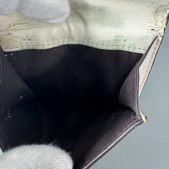 Coach Small Trifold Wallet In Blocked Signature Canvas - Picture 5 of 13